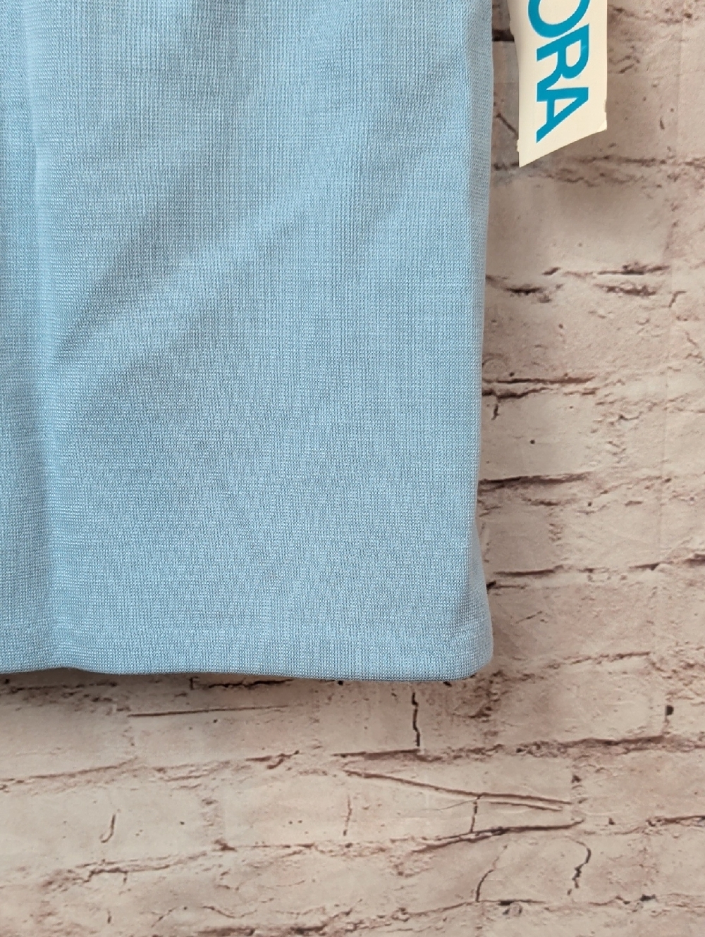 Pandora Vintage Light Blue Knit Skirt with Floral Embroidery 6x Nwt - Picture 2 of 7